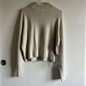 Lululemon merino wool-blend rib turtleneck sweater